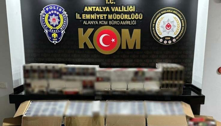 Antalya’da kaçak tütün ürünleri satan 11 şahsa işlem yapıldı