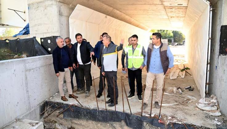 Başkan Sözen projeleri yerinde inceledi