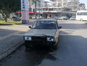 Otomobil motosiklete çarptı: 1 yaralı