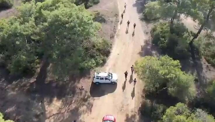 Ormanlık alanda önce drona sonra jandarmaya yakalandı