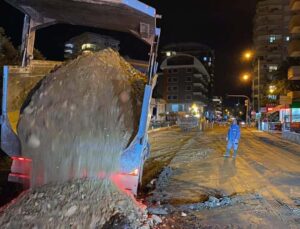 Alanya’da drenaj çalışması