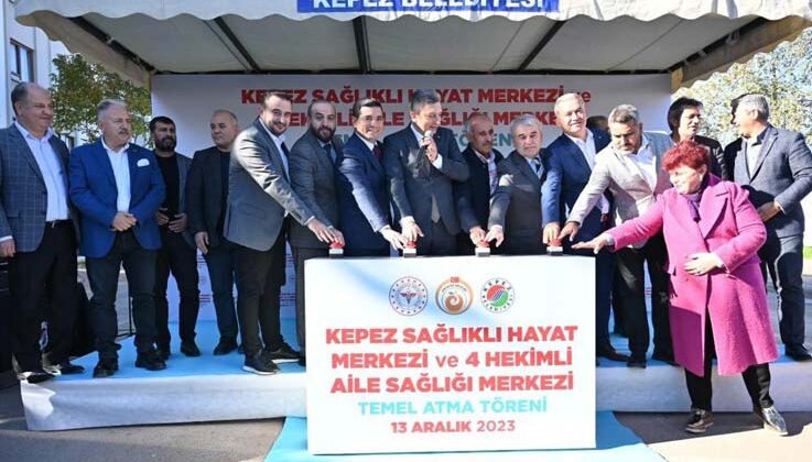 KETEM’in de hizmet vereceği Sağlıklı Hayat Merkezi ve 4 hekimli Aile Sağlığı Merkezi temeli törenle atıldı