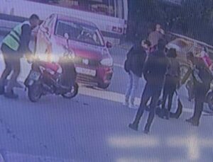 Ehliyetsiz sürücünün kullandığı motosiklet otomobille çarpıştı: 1 yaralı