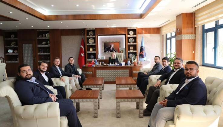 Genç MÜSİAD’dan Akdeniz Üniversitesi Rektörü Özkan’a ziyaret