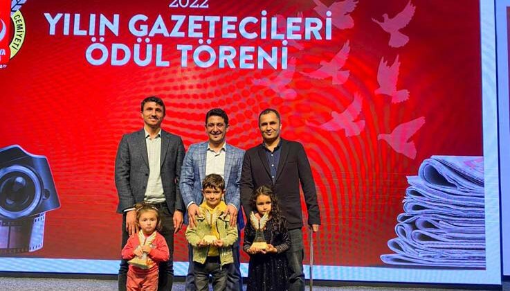İHA muhabirleri ödüllerini törenle aldı