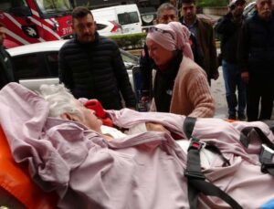 Kahvaltı yaparken çıkan yangın, yaşlı kadının yakınlarını gözyaşına boğdu