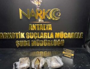 Uyuşturucu madde operasyonunda 4 kilogram esrar ele geçirildi