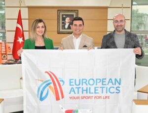 2024 Avrupa Kros Şampiyonası bayrağı Kepez’de