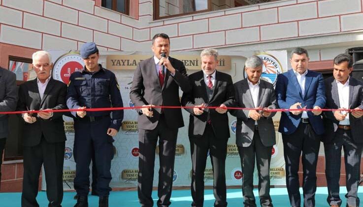 Kaş Yayla Belenli Yeni Camii açıldı