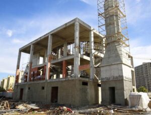 Güneş Mahallesi Cami inşaatı sürüyor