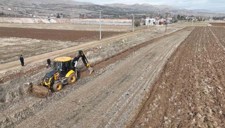 Kapalı devre sulama sistemi ile Elmalı’da 2 bin dekar alan suya kavuşacak