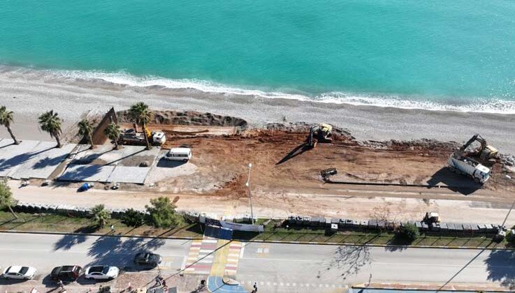 2. Etap Konyaaltı Sahil Projesi, mart ayına tamamlanacak