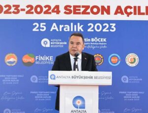 Başkan Böcek: “Finike’mize 690 milyon TL’lik yatırım yaptık”