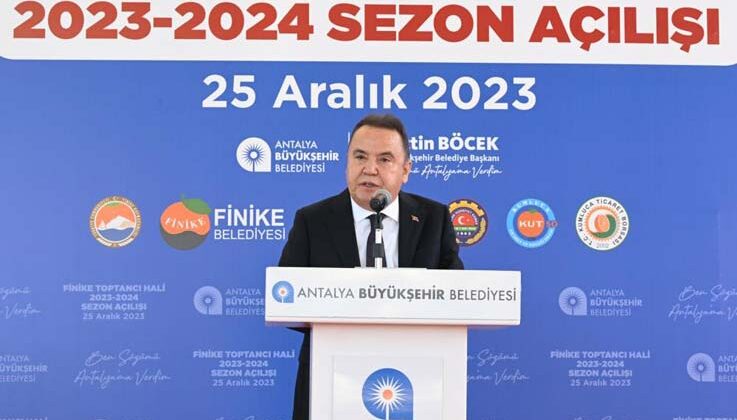Başkan Böcek: “Finike’mize 690 milyon TL’lik yatırım yaptık”