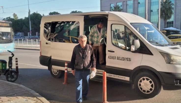 Kemer Belediyesi’nden hasta vatandaşlara ücretsiz taşıma