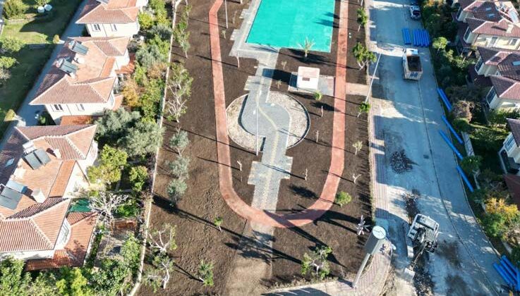 Kemer, Çamyuva’daki park yapımında sona gelindi