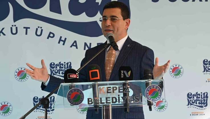 Kepez’de yılın ilk açılışı: Erkin Koray Kütüphanesi