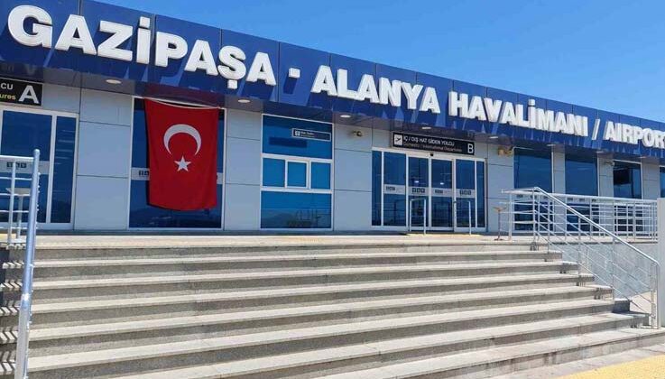 Gazipaşa-Alanya Havalimanı’nı 2023’te 849 bin 155 yolcu kullandı