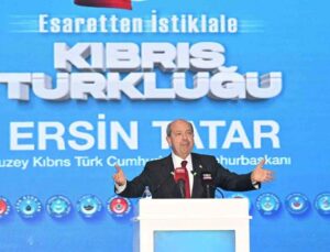 KKTC Cumhurbaşkanı Tatar:” Doğu Akdeniz’de bağımsız bir Türk devleti olan KKTC, anavatanıyla uyum içerisinde”