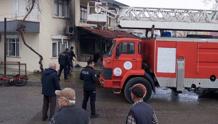 Müstakil evde çıkan yangın korkuttu: 1 kişi dumandan etkilendi