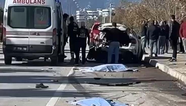 Antalya’da beton mikserinin çarptığı adam feci şekilde can verdi
