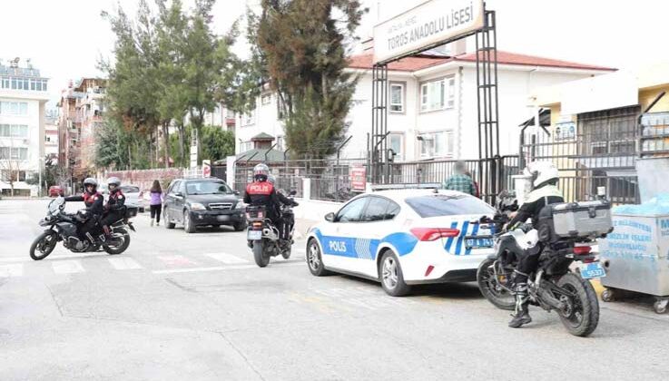 Okul çevreleri ve servisler denetlendi
