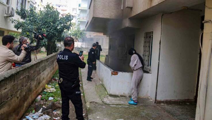 Antalya’da oto tamirhanesinin deposunda korkutan yangın
