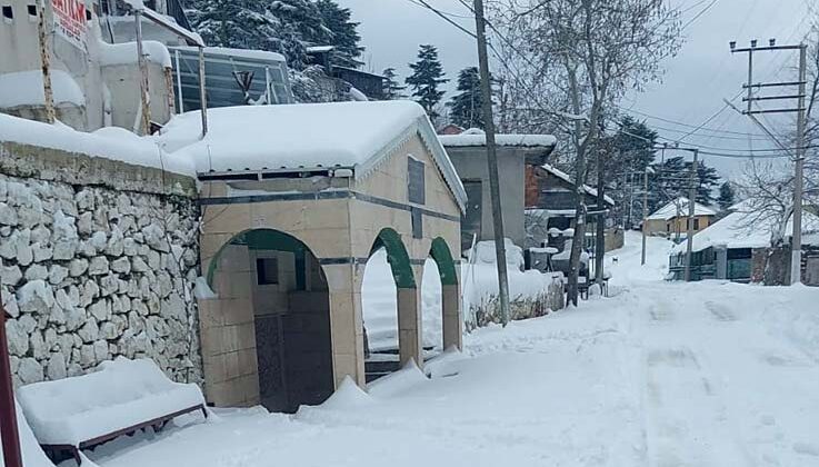 Toroslar’a yağan kar sevinci