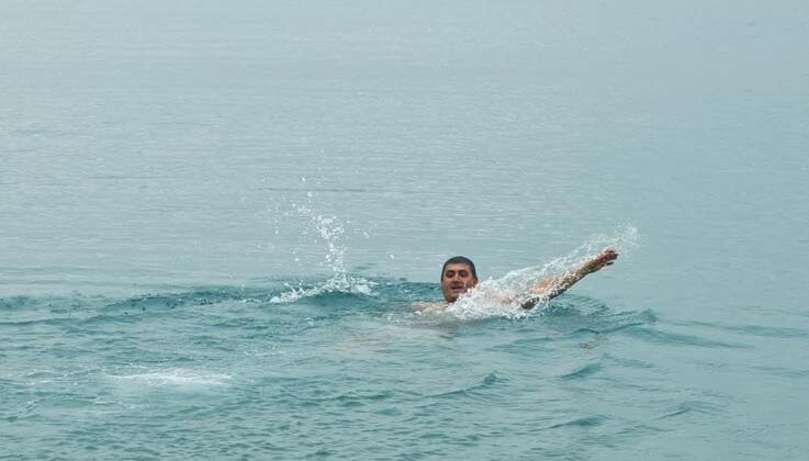Antalya’nın havası kış, denizi yaz