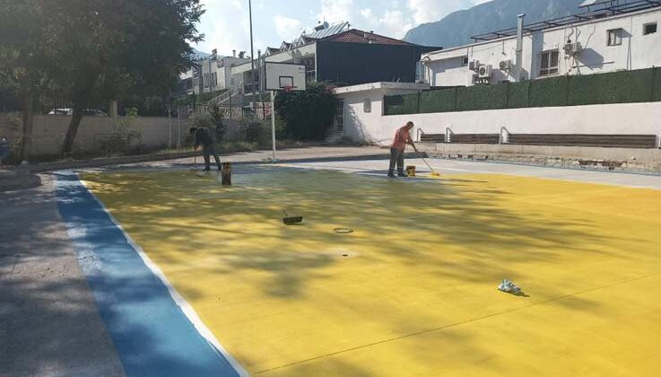 Kemer Belediyesi’nden okullara bakım