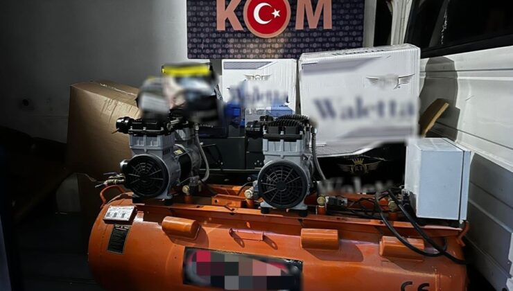 Antalya’da 25 bin 200 adet makaron ele geçirildi