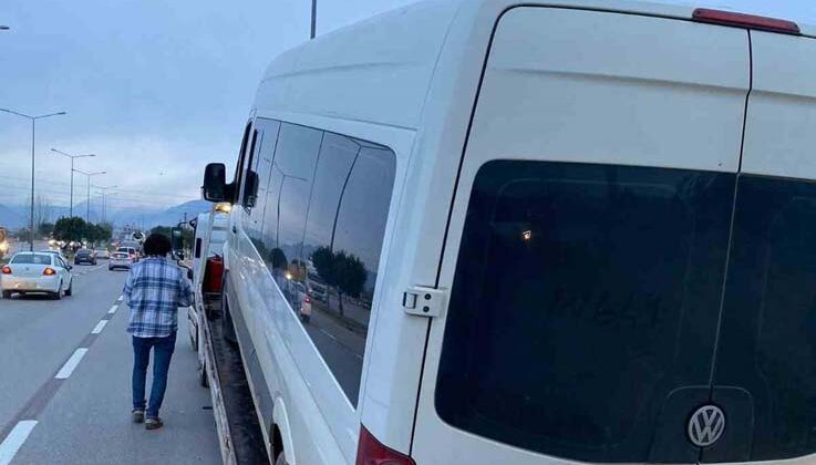 Korsan taşımacılık yaptığı tespit edilen 162 sürücüye işlem yapıldı, araçlar trafikten men edildi