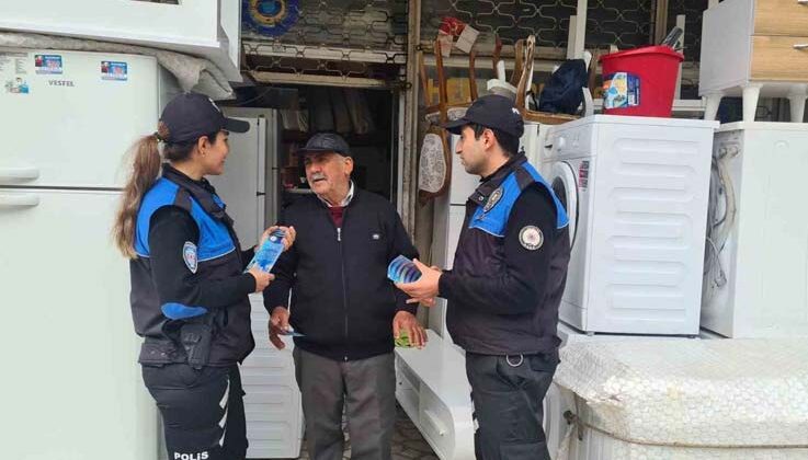 Polisten ikinci el eşya satıcılarına bilgilendirme