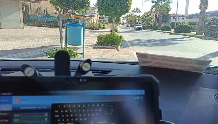 Alanya’da jandarmadan radarlı trafik denetimi