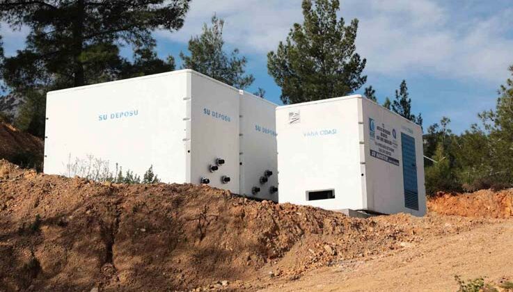 Büyükşehir’den Ağırtaş Mahallesi’ne 100 tonluk içme suyu deposu
