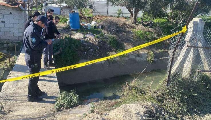 Sulama kanalında erkek cesedi bulundu