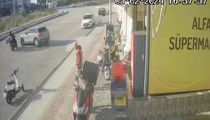 ’U’ dönüşü motosiklet sürücüsünün yaralanmasıyla sonuçlandı