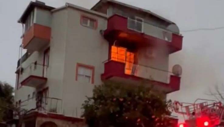 Yaşlı çiftin evinde çıkan yangında 1 kişi hayatını kaybetti, 1 kişi yaralandı
