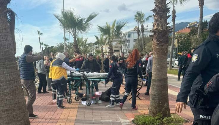 Alanya’da iki kişi silahla vuruldu