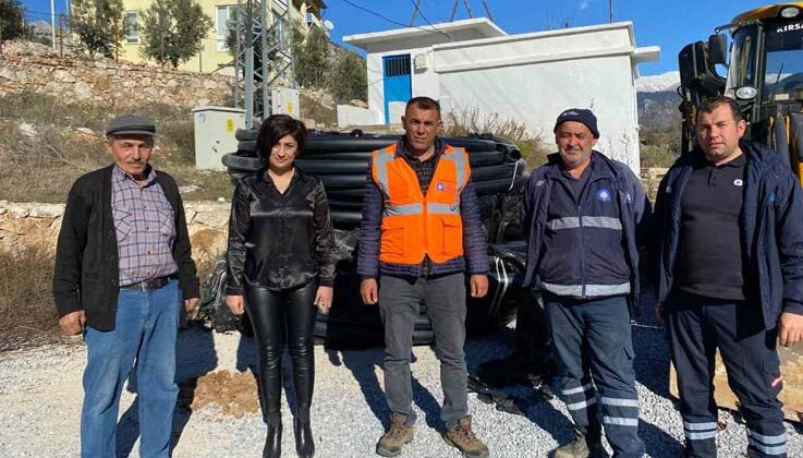 Akseki’de kooperatiflere sulama borusu hibe edildi