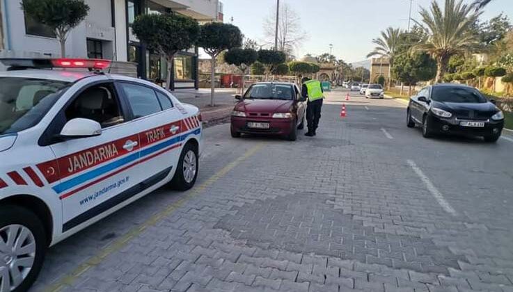 Alanya’da 526 araç ve sürücüye 1,5 milyon lira para cezası