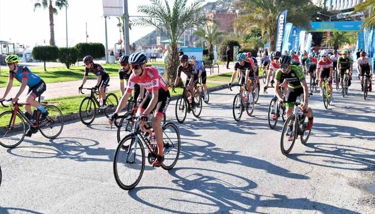 Tour Of Alanya Ucı 1. 2 Uluslararası Bisiklet Turu yapıldı