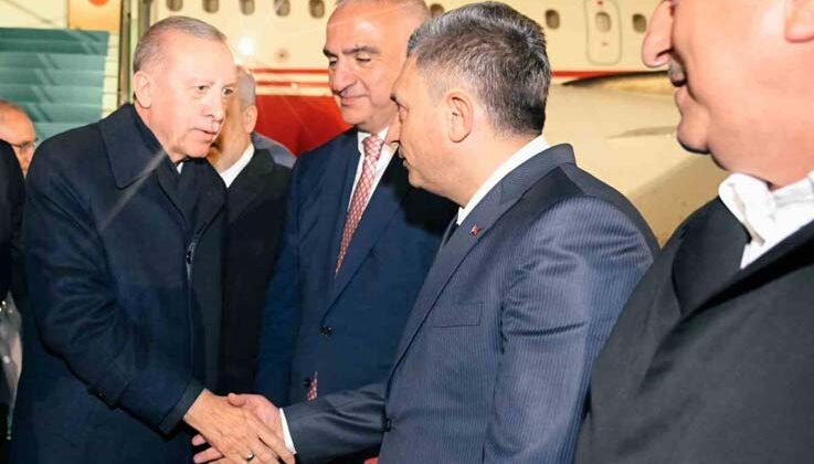 Cumhurbaşkanı Erdoğan Antalya’da