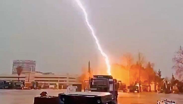 Antalya’daki selde korkutan görüntü