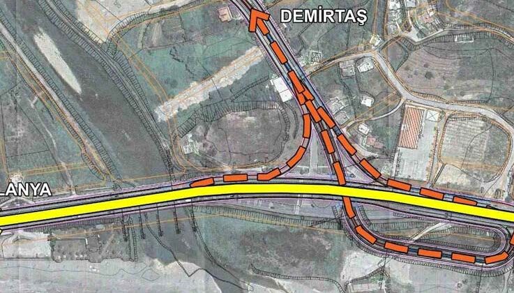 Alanya’da Demirtaş Kavşağı sil baştan yenileniyor