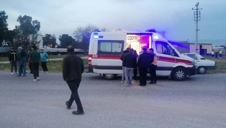 Kamyon ile motosiklet çarpıştı: 2 yaralı