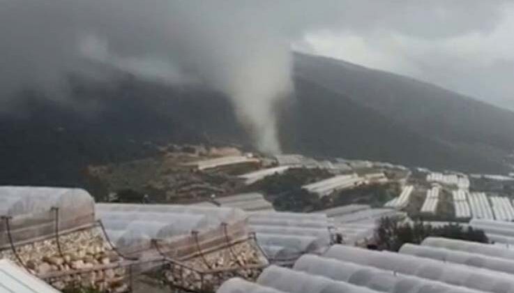 Seraları yerle bir eden hortum kabusu böyle geldi