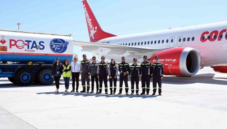 Corendon Airlines, Antalya’da SAF yakıt kullanımına başladı