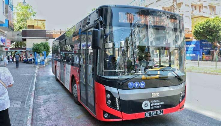 Antalya Büyükşehir’e ait toplu ulaşım araçları 23 Nisan’da ücretsiz