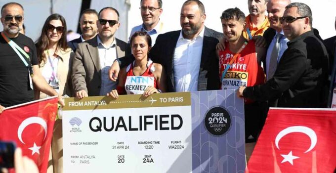 Milli atletler, karışık bayrak maraton yarışında Paris 2024’e kota aldı